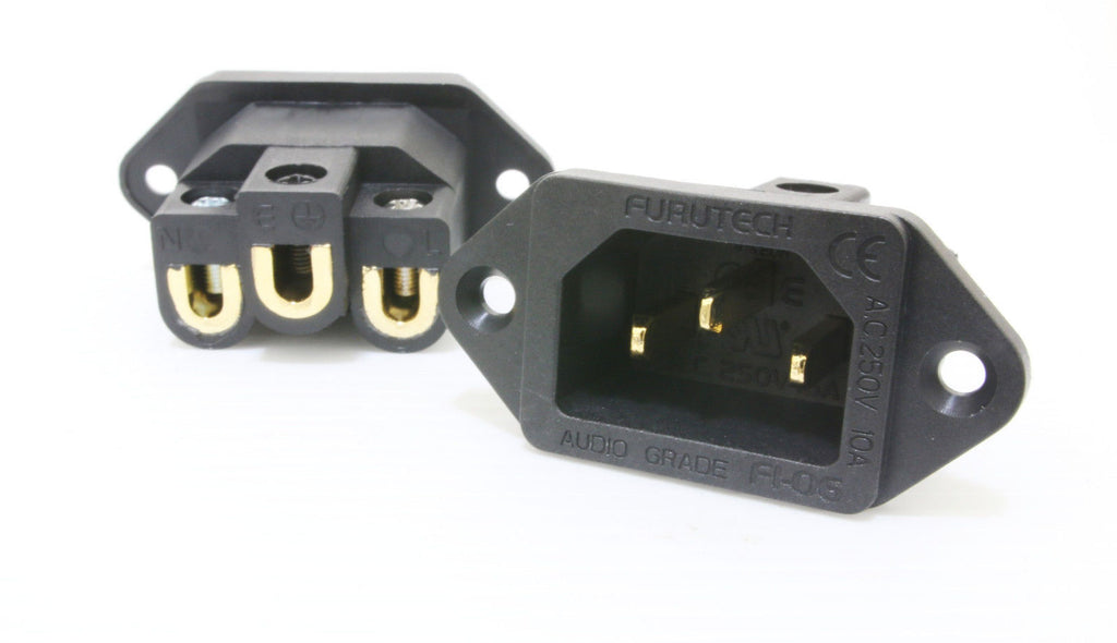 Genuine 1pcs FURUTECH Japan FI-06(G) High Performance power IEC Inlet Gold plate3