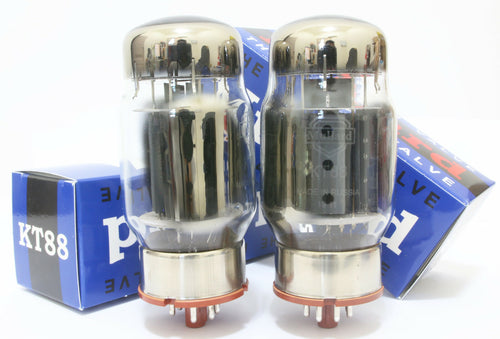 (Sweet Edition II) Platinum Matched pair (2) Mullard Reissue KT88 KT-88 tubes0
