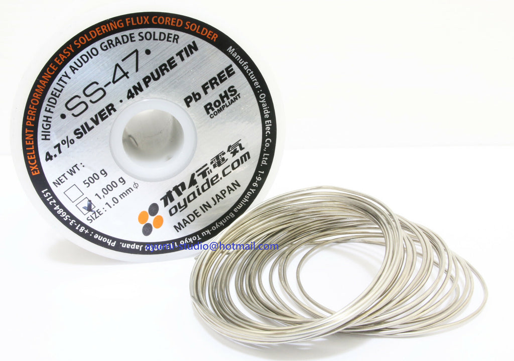 OYAIDE SS-47 4.7% SILVER SOLDER Ag 4.7 Cu 1.7  - 6 METER LENGTHS0