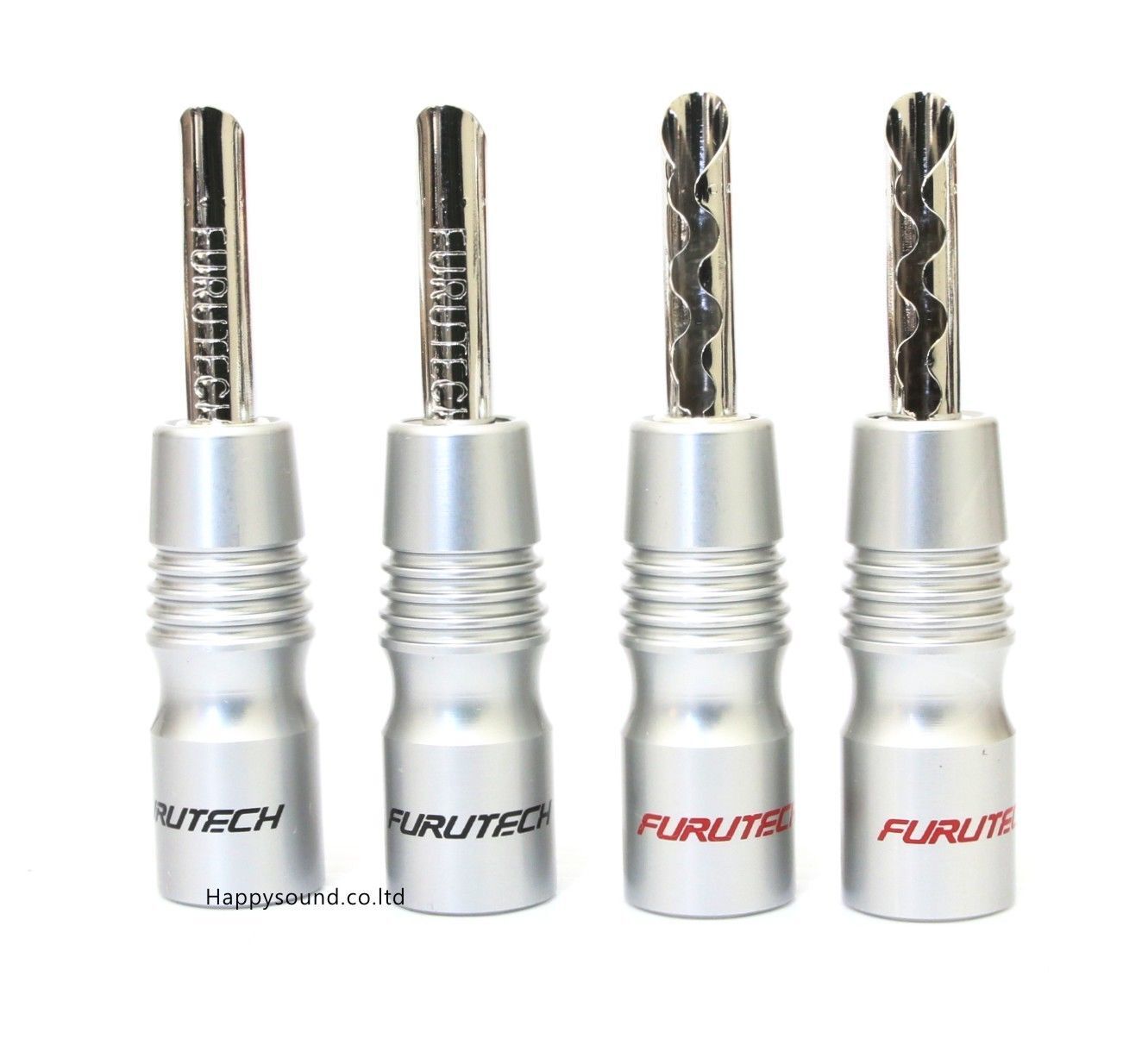 4pcs 2pair FURUTECH Japan FP-200B(R) Banana Connector Rhodium Plated FP-200B1