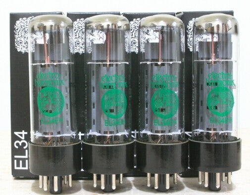 Cryo  Match Quad 4pcs Electro-harmonix EL34 tube KT-77 6CA71