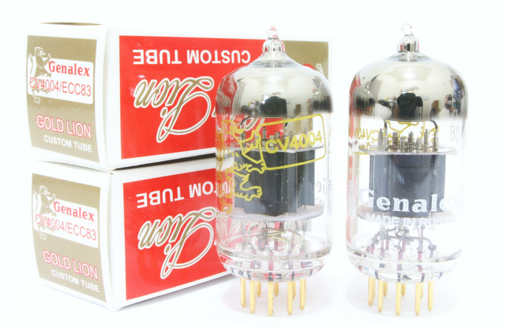 Platinum Match 1 pair Genalex Gold Lion CV4004 ECC83 12AX7 Tubes ECC803S0