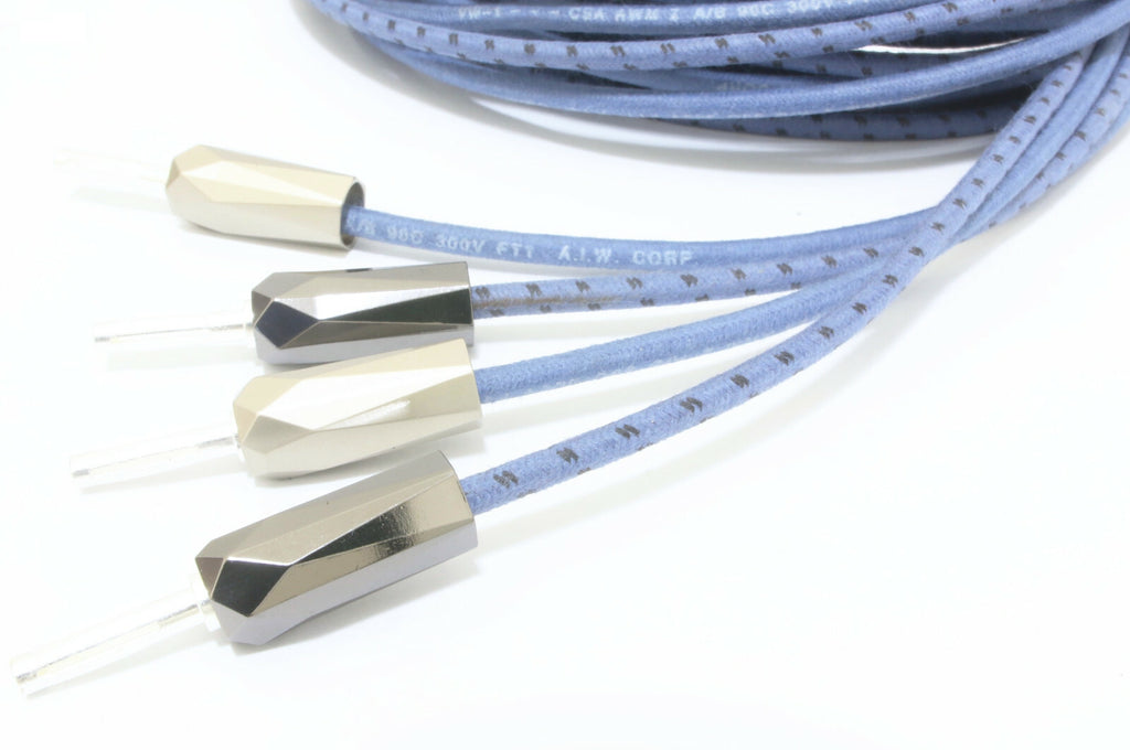 Western Electric AIW blue 10GA KS-13385L1  wire  speaker cable 3meter*4pcs1