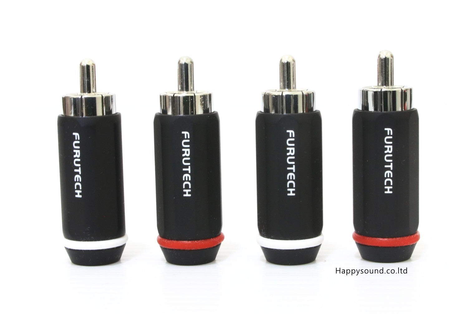 GENUINE 4pcs FURUTECH Japan FP-126(R) RCA Connector plug Rhodium  FP-1260