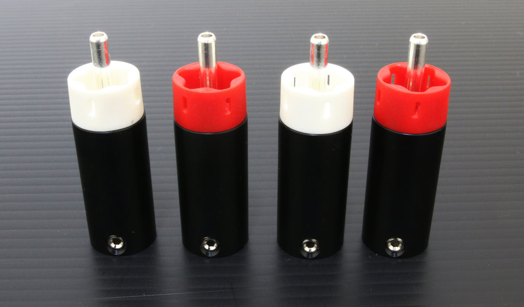 "4N pure Silver" Star Line ~ RCA Plugs connectors 2pcs5