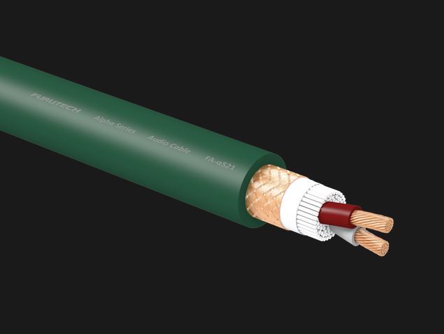 FURUTECH FA-αS21 αOCC + Star line RCA plugs interconnector cable 1.5meter pair1