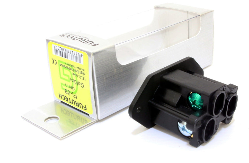  Genuine Furutech AC IEC Inlet FI-09 (G) GLOD Plated Power Socket plug  G boxed1