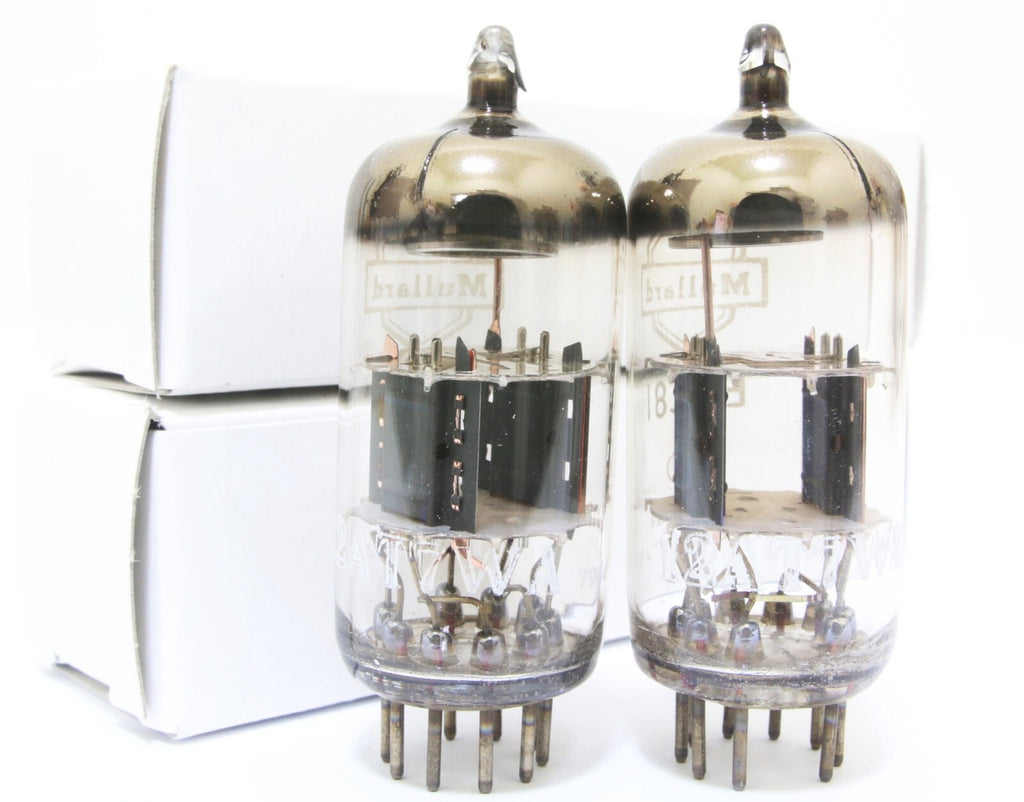 Cryo treatment PLATINUM NOS Match 1 pair MULLARD  ECC81 TUBE 12AT7  amplifier 7