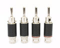 Carbon Housing Rhodium Plated speaker Banana plug connector  - 4pcs0
