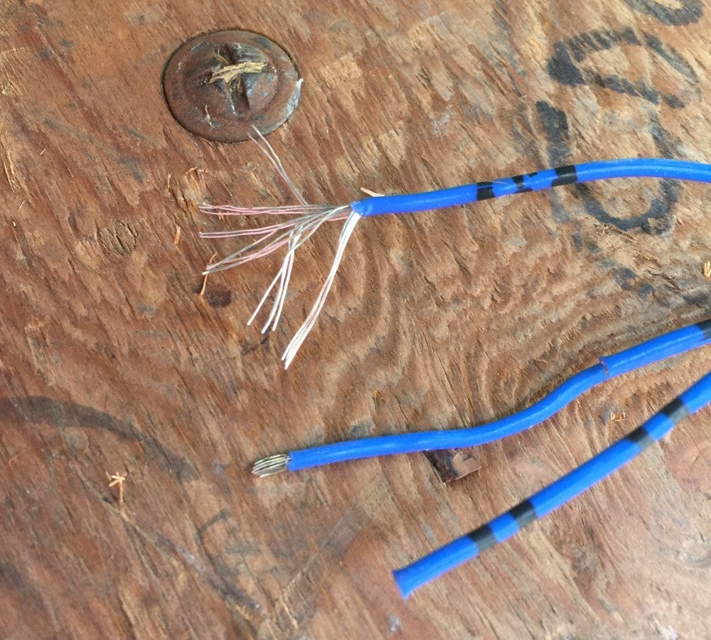 NOS 80'S PTFE silver plated wire 16AWG (4pcs twist) 2Meter speaker power cable1