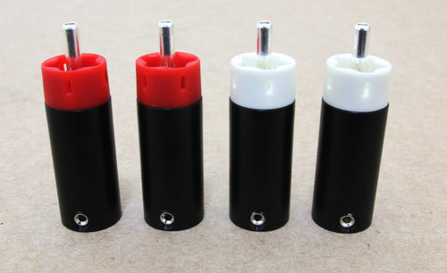"4N pure Silver" Star Line ~ RCA Plugs connectors 2pcs1