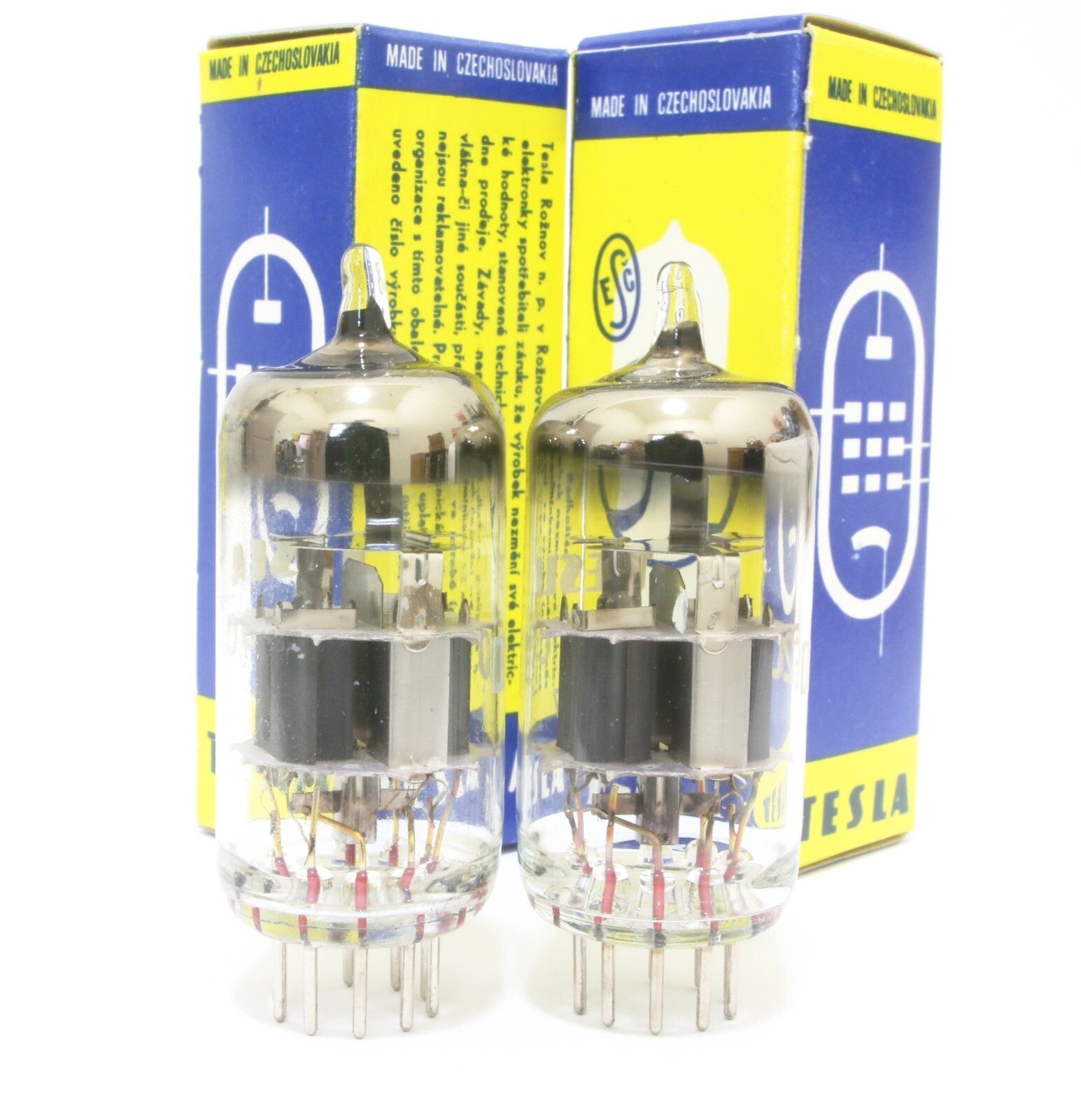 Platinum matched 1 pair 2pcs  Tesla E88CC Vacuum TUBES ECC88 6DJ8 53#2