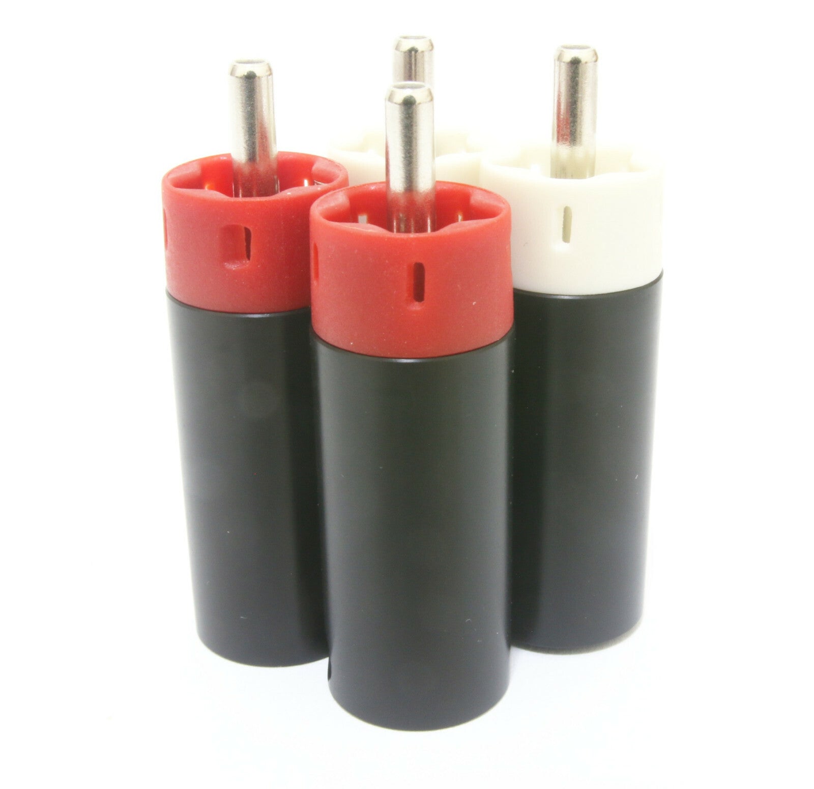 Star Line Tellurium Copper RCA Plugs connectors 2 Pair 4pcs Three-layer plated3