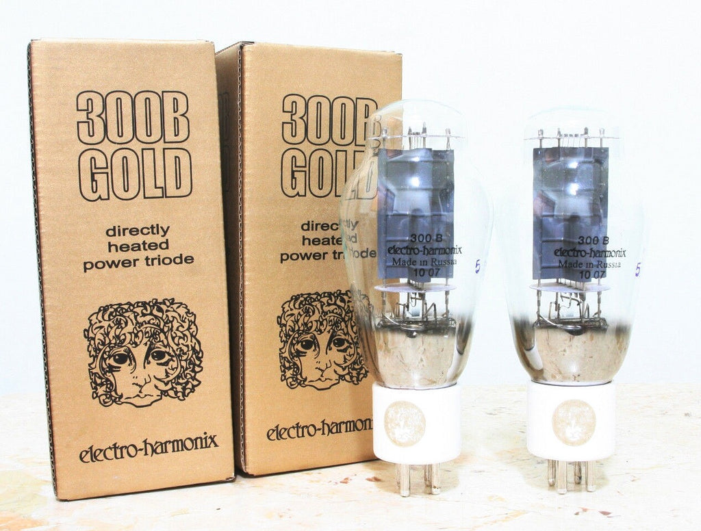 Factory Match 1 pair 2pc Electro Harmonix 300B tubes (Sweet Eidition)0