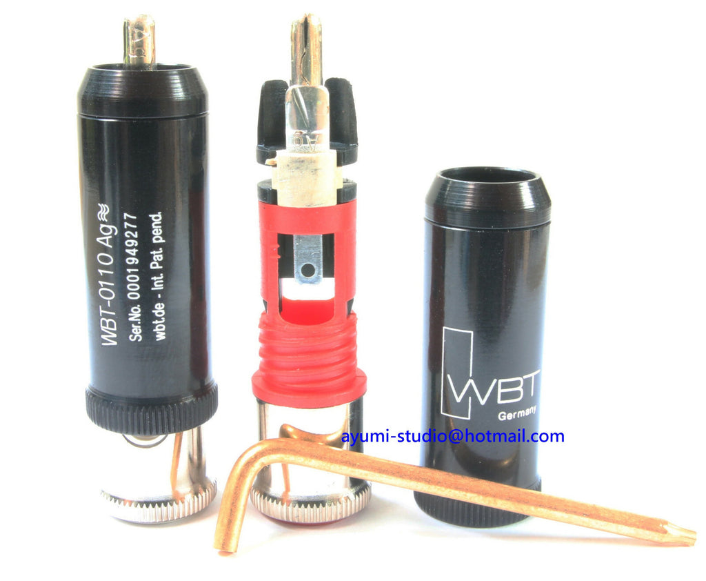 WBT 0110AG silver RCA connectors *4pcs 2pairs 1