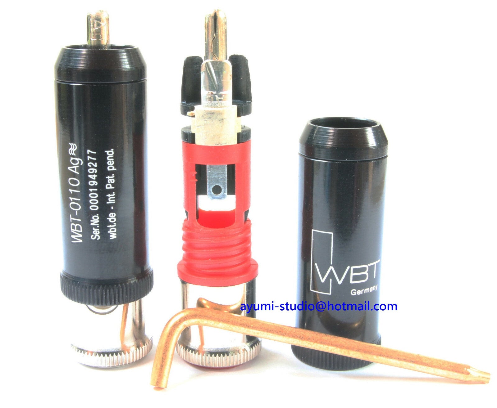 WBT 0110AG silver RCA connectors *4pcs 2pairs 1