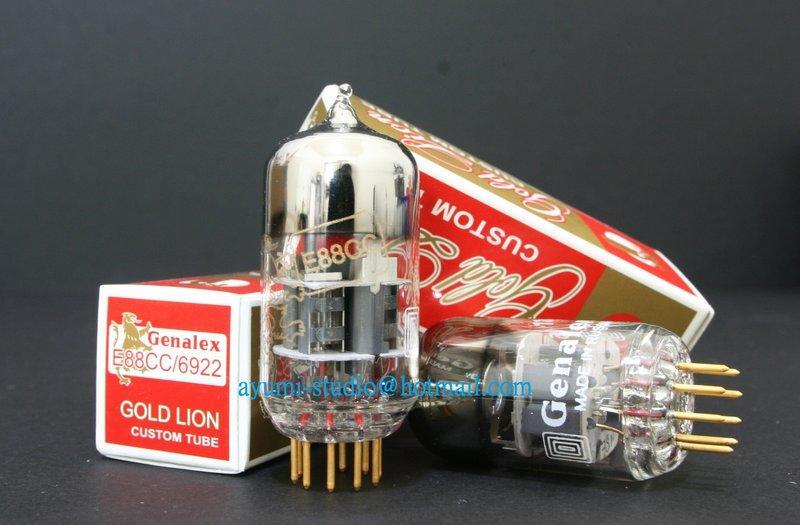New Match QUAD 4pcs Genalex Gold Lion E88CC Tube ECC88 6922 6DJ8 Cryo version2
