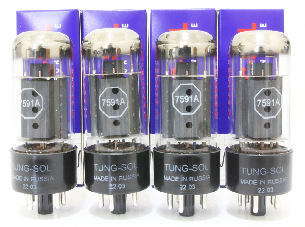 (Sweet Sound edition) Platinum Factory Match QUAD Tung-Sol 7591A Vacuum Tubes0