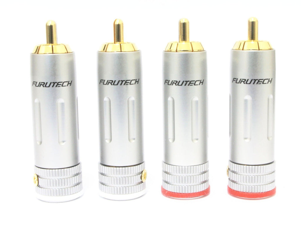 GENUINE 4pcs FURUTECH Japan FP-160 (G) RCA Connector plug Gold Plated0
