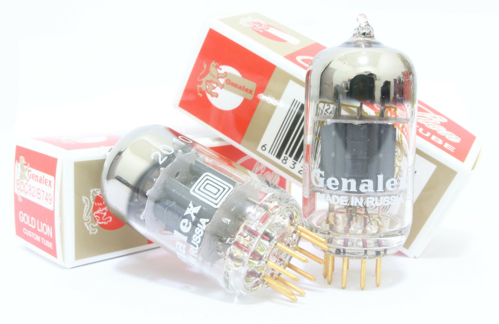Match 1 pair NEW Genalex Gold Lion 12AU7 ECC82 B749 Tubes ECC802S Cryo version1