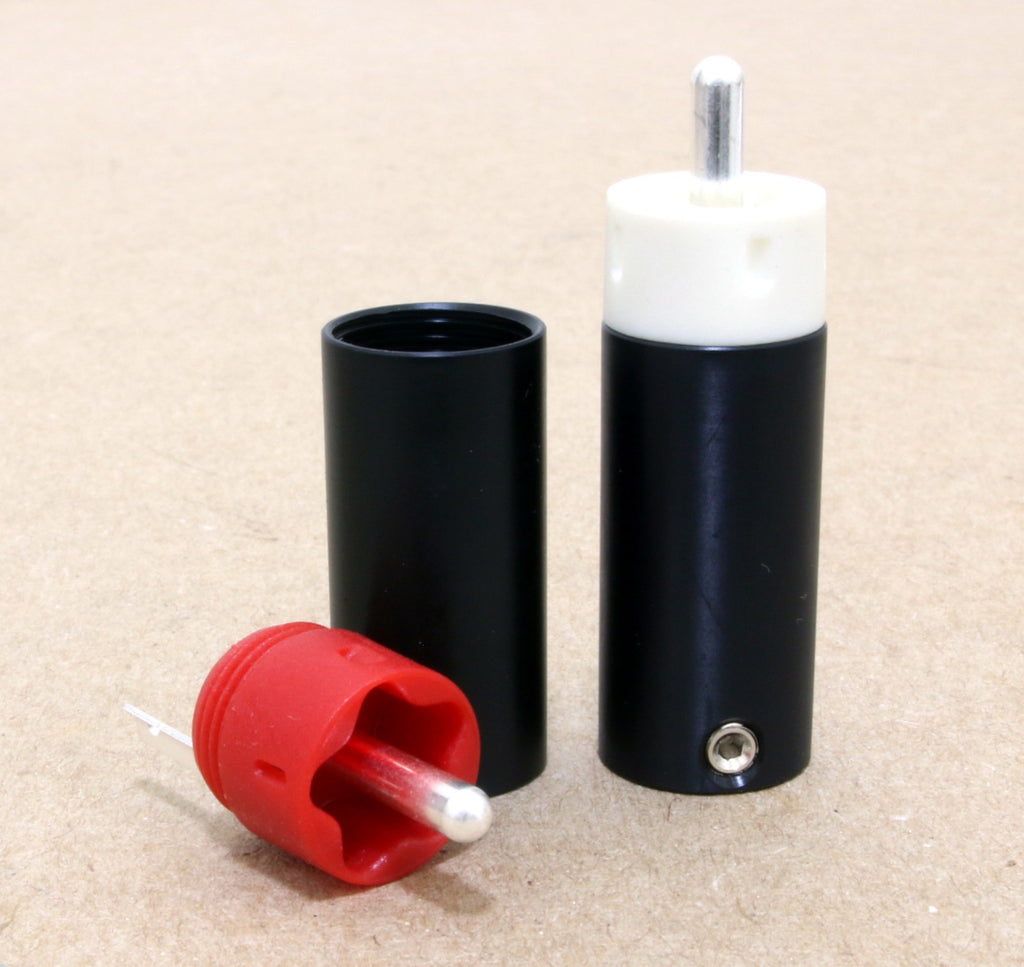 SC Star Line 100u(mm) Silver Plated Tellurium RCA Plug connector 2pairs 4pcs   13