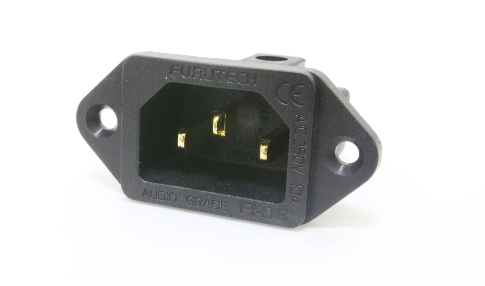 Genuine 1pcs FURUTECH Japan FI-06(G) High Performance power IEC Inlet Gold plate0