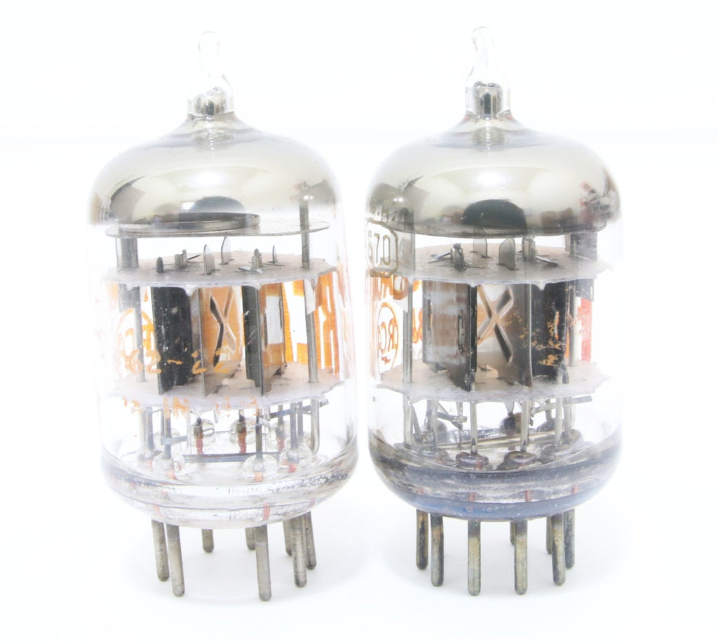 Match 1 Pair RCA 5670 3 mica O getter  TUBES 6N3 2C51  396A1