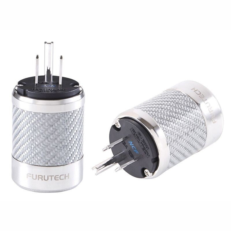 Genuine Furutech FI-50M + FI-50 NCF US Rhodium AC Power Connector Plug1