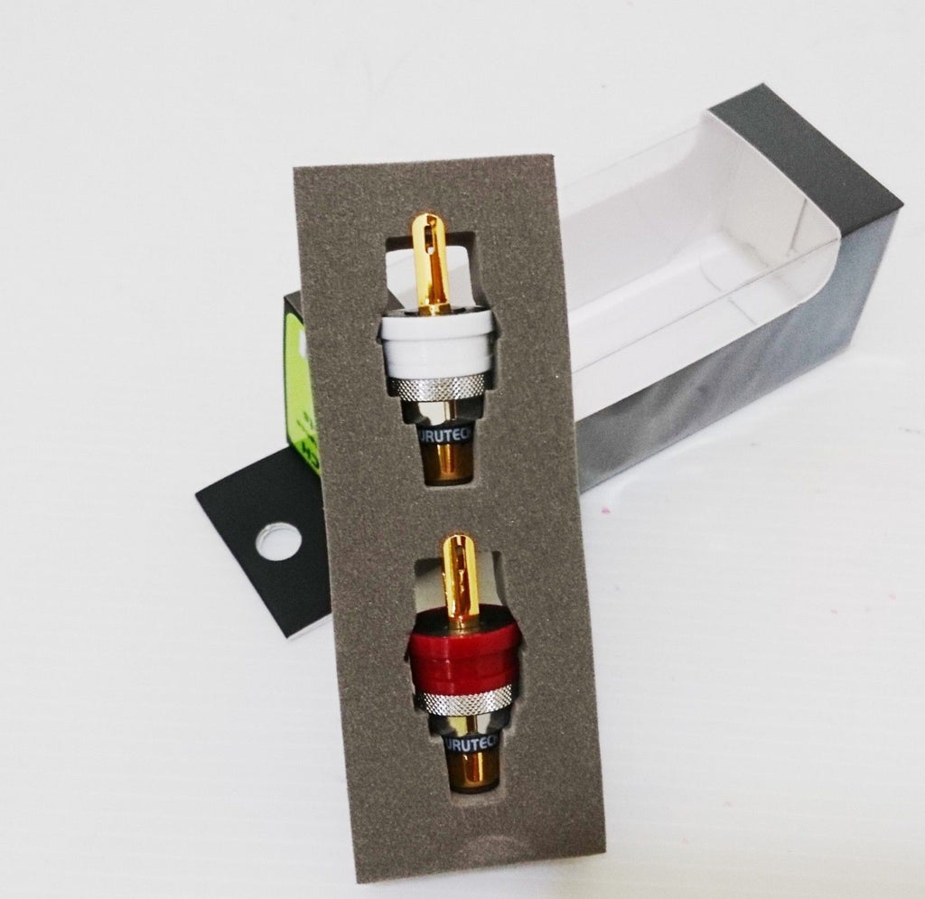 Genuine Furutech FT903 (G) a-copper RCA plug socket female pair FT-903 *2 1set1