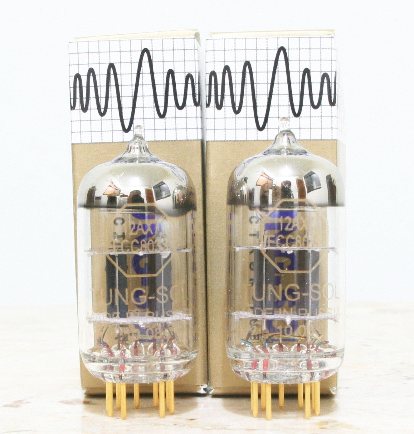 Cryo Match 1 pair NEW Tung-sol gold pin ECC803S 12AX7 ECC83 Tubes for amplifier0