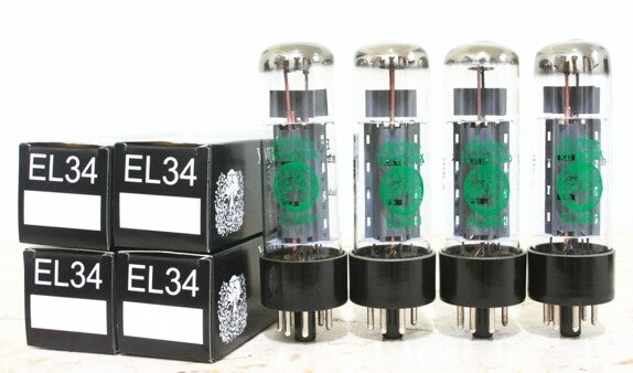 (Sweet Edition) Match Quad 4pcs Electro-harmonix EL34 tube KT-77 6CA70