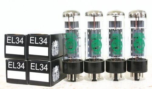 (Sweet Edition) Match Quad 4pcs Electro-harmonix EL34 tube KT-77 6CA70