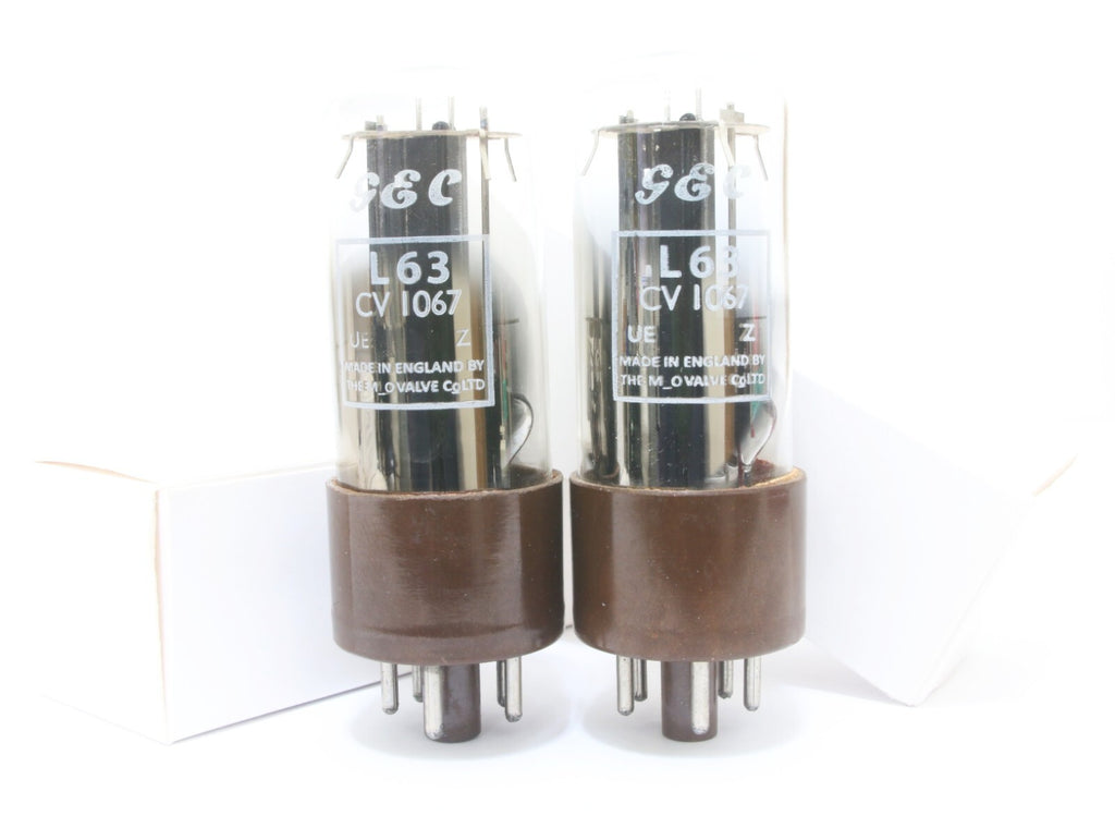 (Sweet Edition) Platinum Match 1 pair GEC L63 tubes 6J5 half of 6sn70