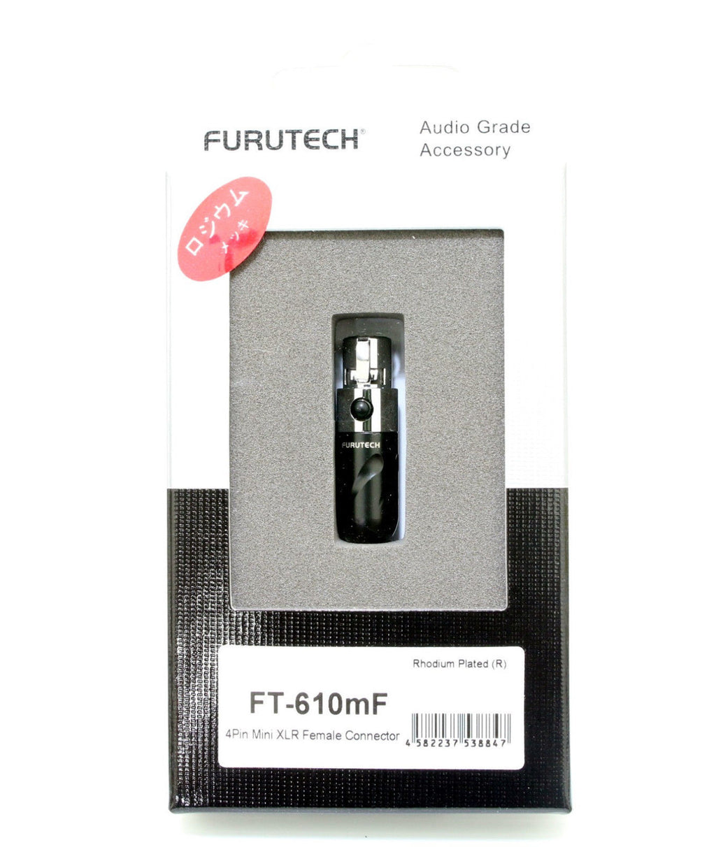 Furutech FT-610mF 4pin  Mini XLR Female connector Rhodium plated for Audeze1