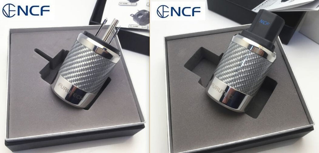 Genuine Furutech FI-50M + FI-50 NCF US Rhodium AC Power Connector Plug0