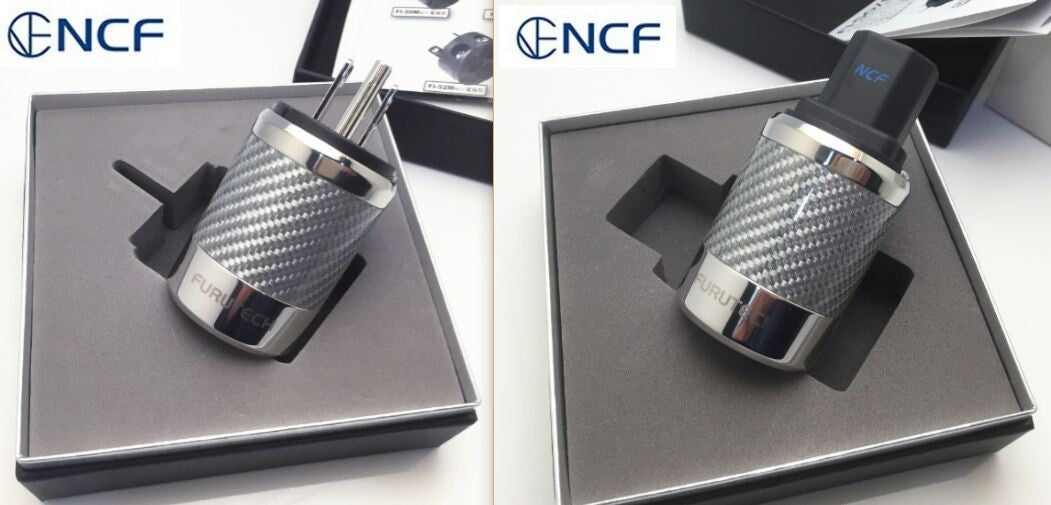 Genuine Furutech FI-50M + FI-50 NCF US Rhodium AC Power Connector Plug0