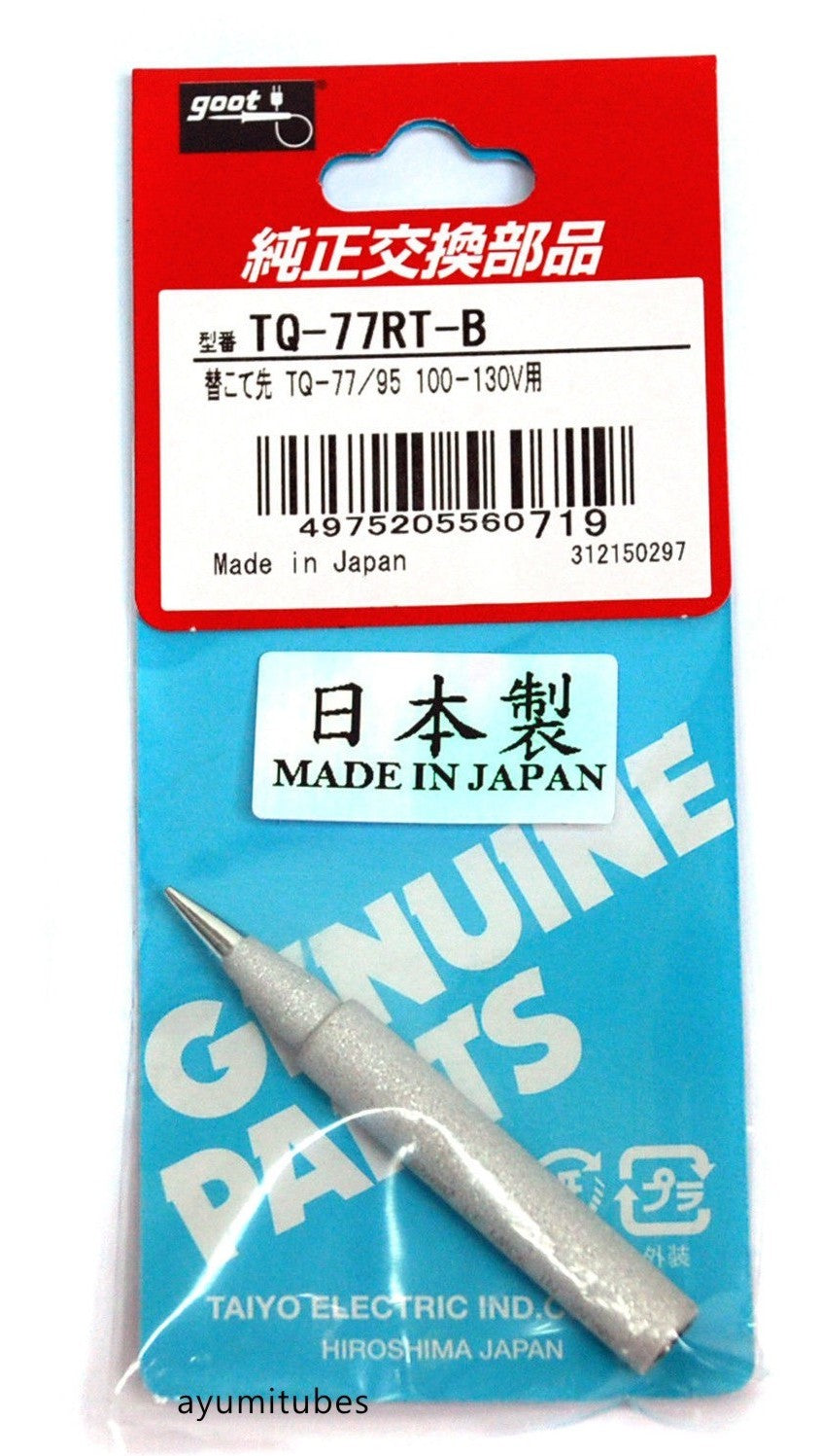 Goot 1pc TQ-77RT-B Goot Soldering Standard Tip AC110V TQ-77 TQ-95 TQ-900