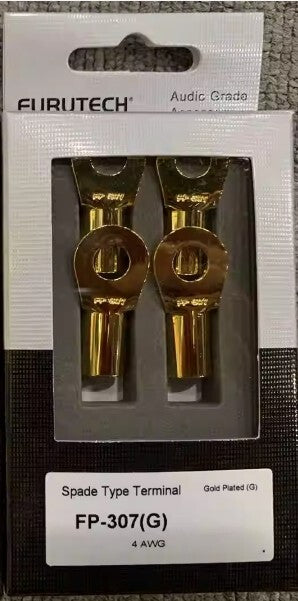 Furutech FP-307(G) GOLD Plated POWER Cable RING type Terminal Breaker *4pcs0