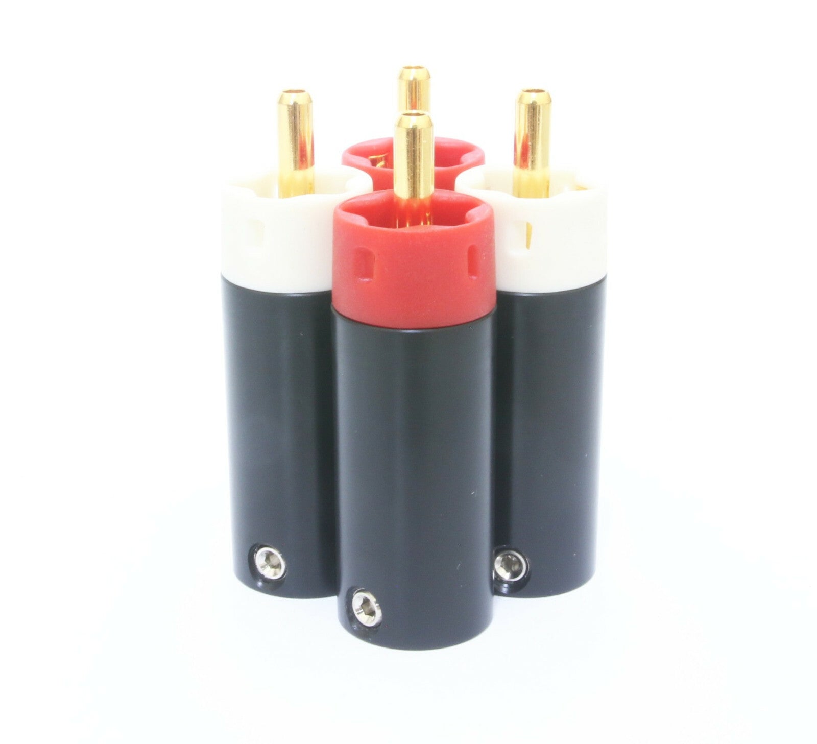 Star Line Gold Plated Tellurium Copper RCA Plug connector 4pcs 10u (NOT copy)4