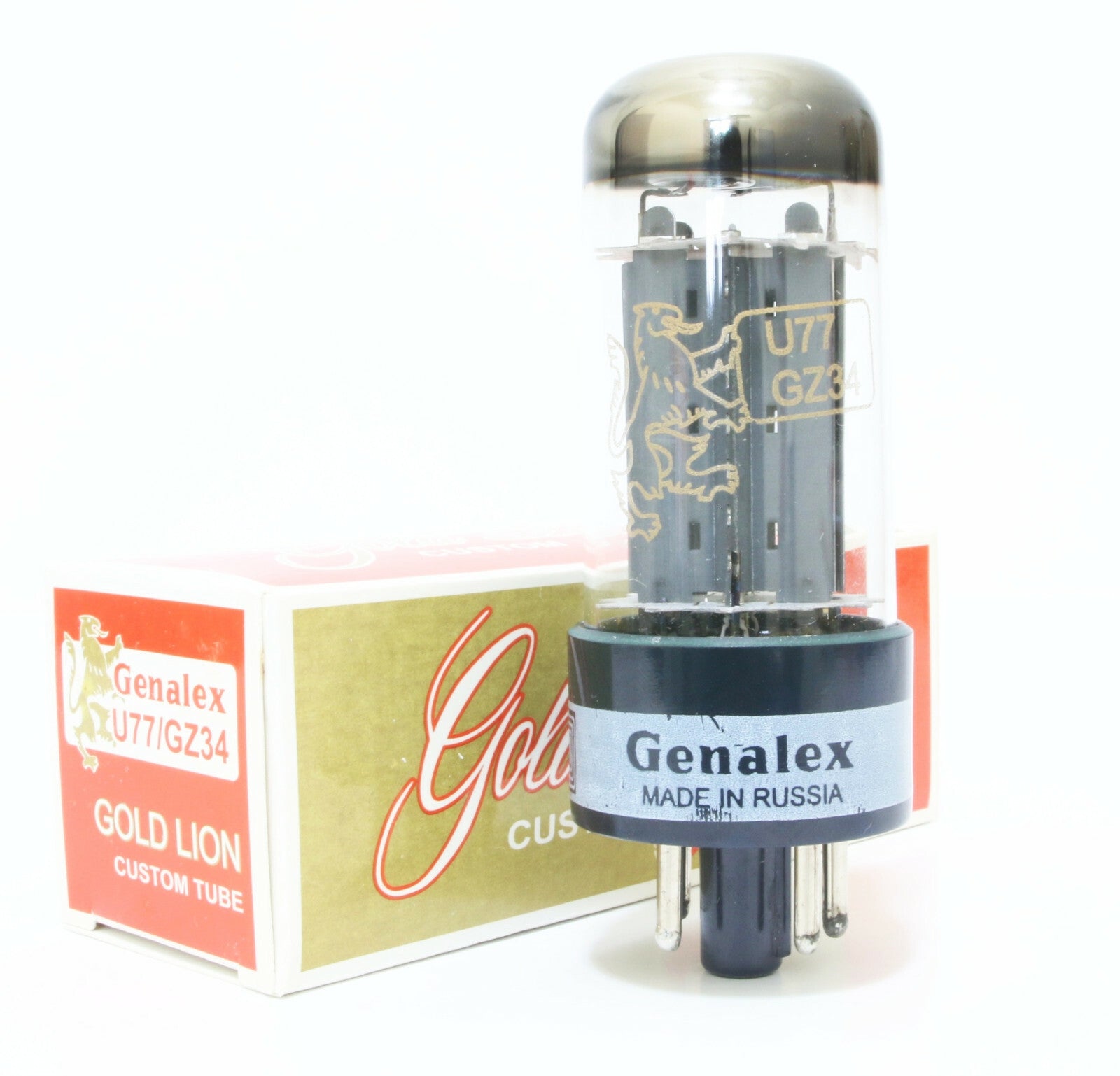 (Elegant edition) 1pcs Genalex Gold Lion U77 / GZ34 rectifier tubes 0