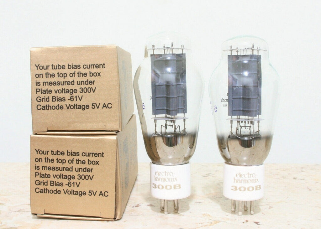 Factory Match 1 pair 2pc Electro Harmonix 300B tubes (Sweet Eidition)1