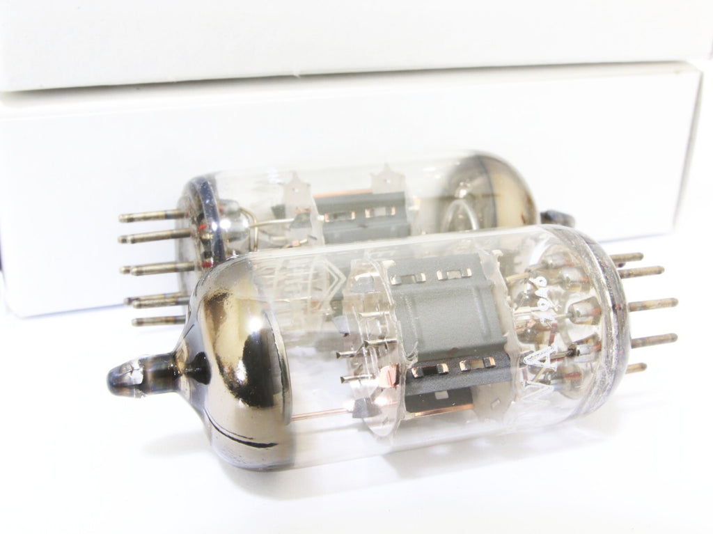 Cryo treatment PLATINUM NOS Match 1 pair MULLARD  ECC81 TUBE 12AT7  amplifier 6
