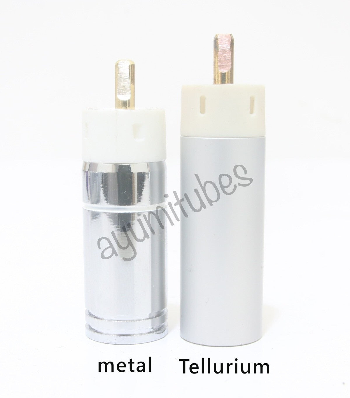 Star Line Gold Plated Tellurium Copper RCA Plug connector 4pcs 10u(mm) 0