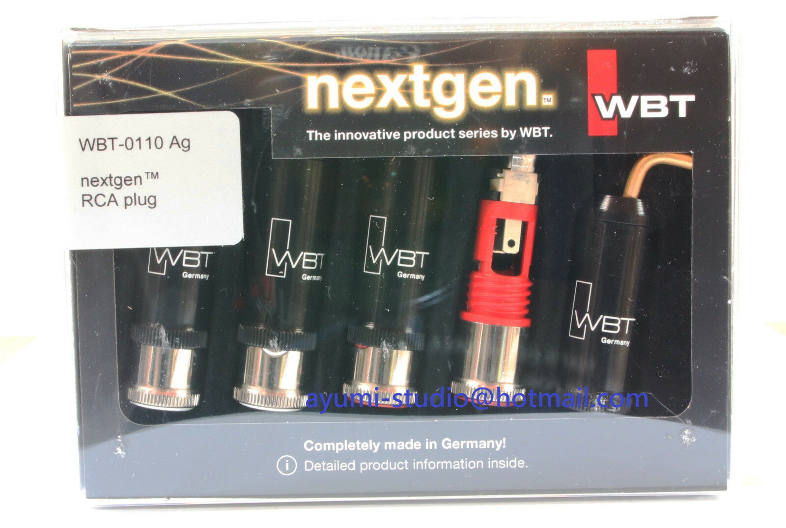 WBT 0110AG silver RCA connectors *4pcs 2pairs 0