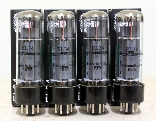 (Sweet Edition) Match Quad 4pcs Electro-harmonix EL34 tube KT-77 6CA72