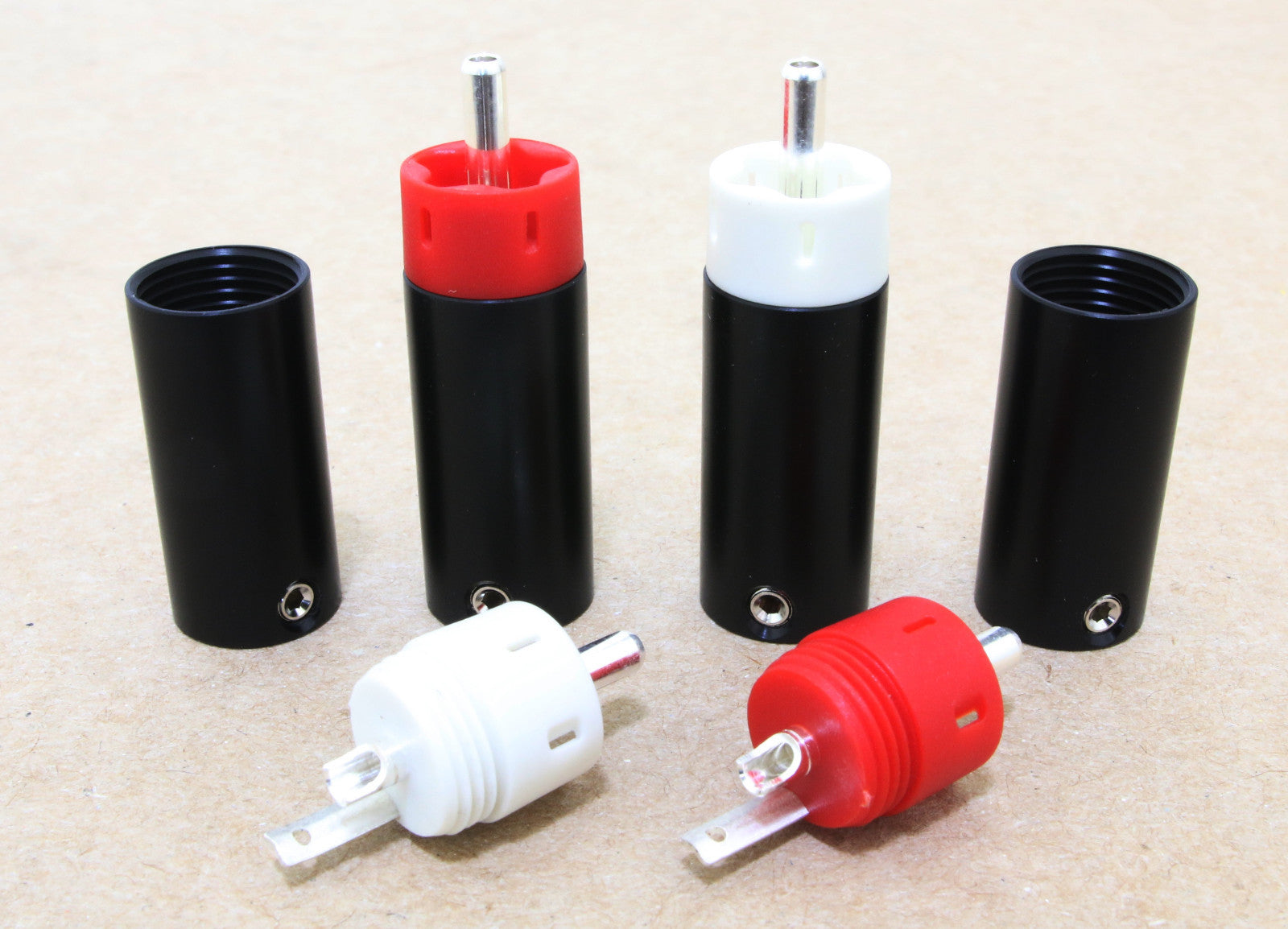 "4N pure Silver" Star Line ~ RCA Plugs connectors 2pcs2