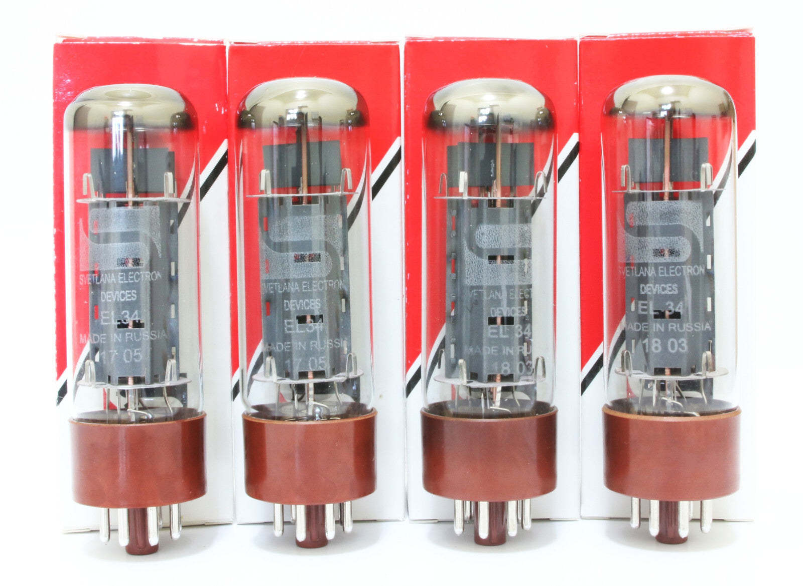 Platinum Match Quad  Svetlana EL34 tubes  for amplifier KT-77 6CA70