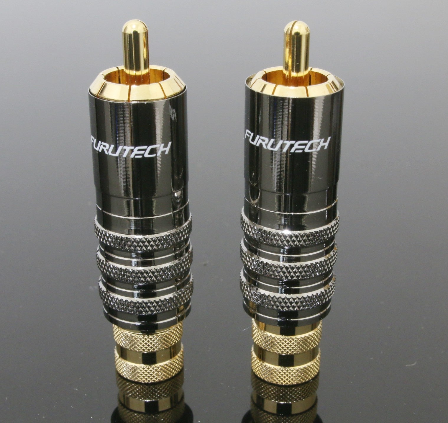 4pcs FURUTECH FP-104 FP-104G RCA Male Plug Connector 24K Gold Plated Japan0