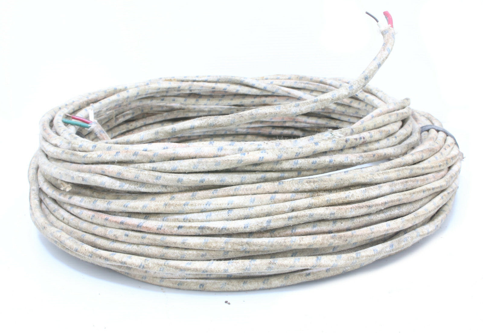Western electric cloth 16GA wire*3pcs solid core power cable 1Meter0