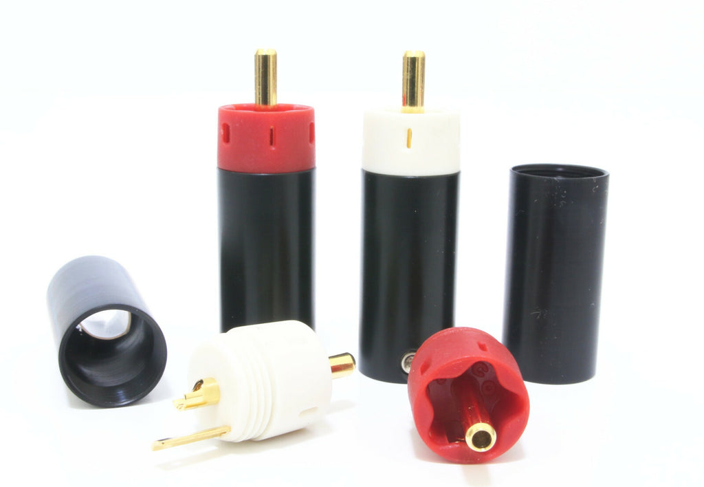 Star Line Gold Plated Tellurium Copper RCA Plug connector 4pcs (Not copies)1